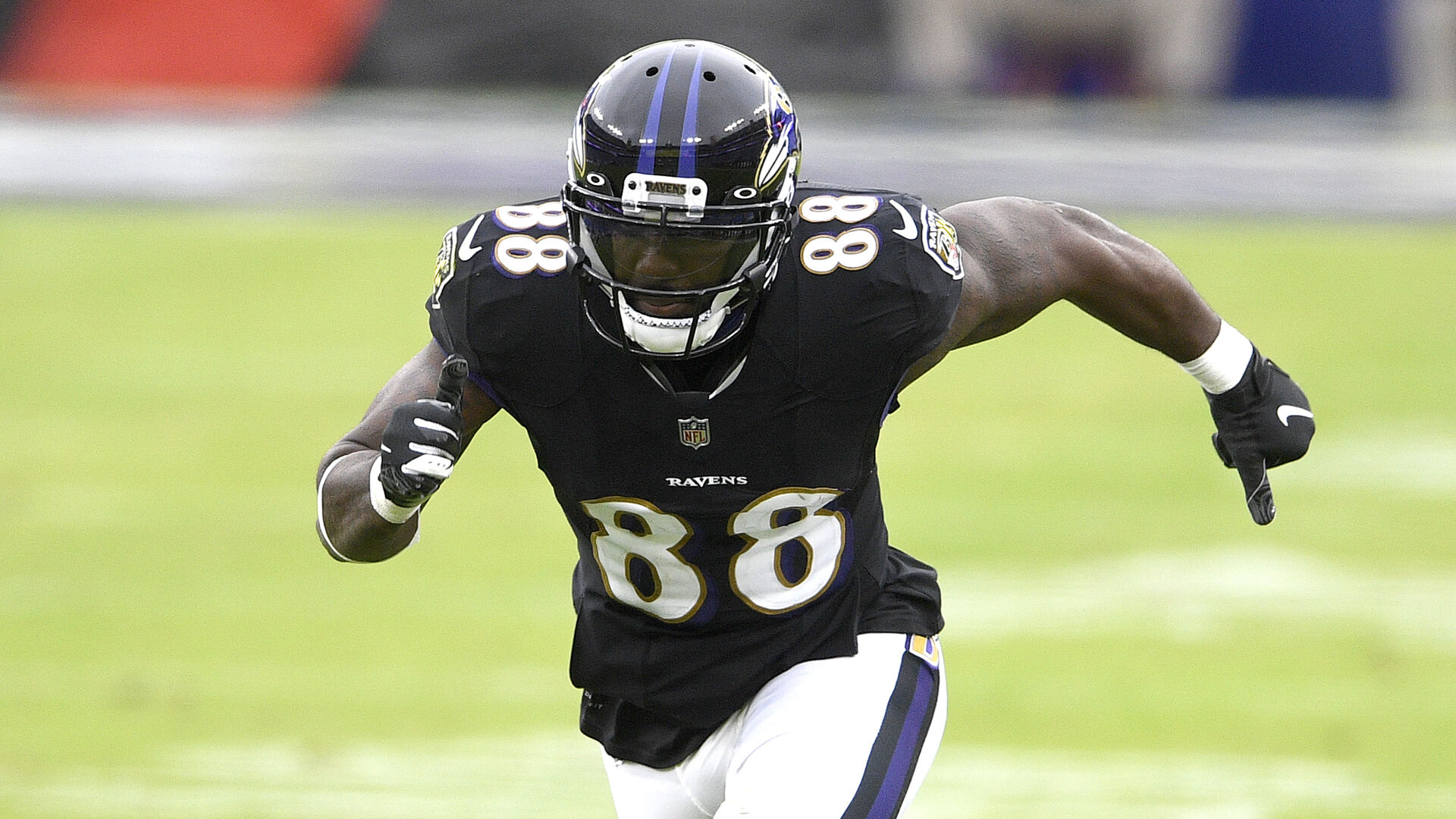 Baltimore Ravens wide receiver Dez Bryant
